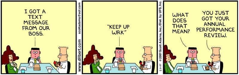 Dilbert. Annual Performance Review