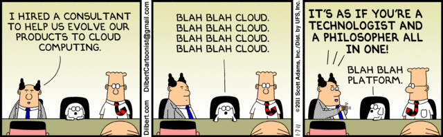 Dilbert. Consulting fallacy