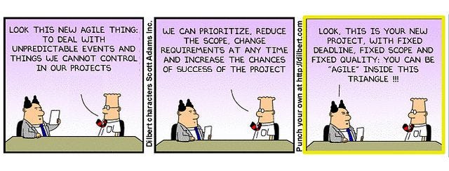 Agile Project Manager — Dilbert